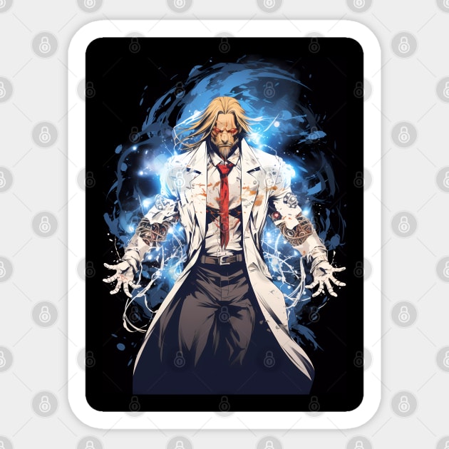 fullmetal alchemist brotherhood-hohenheim action figure Sticker by FunartsbyM